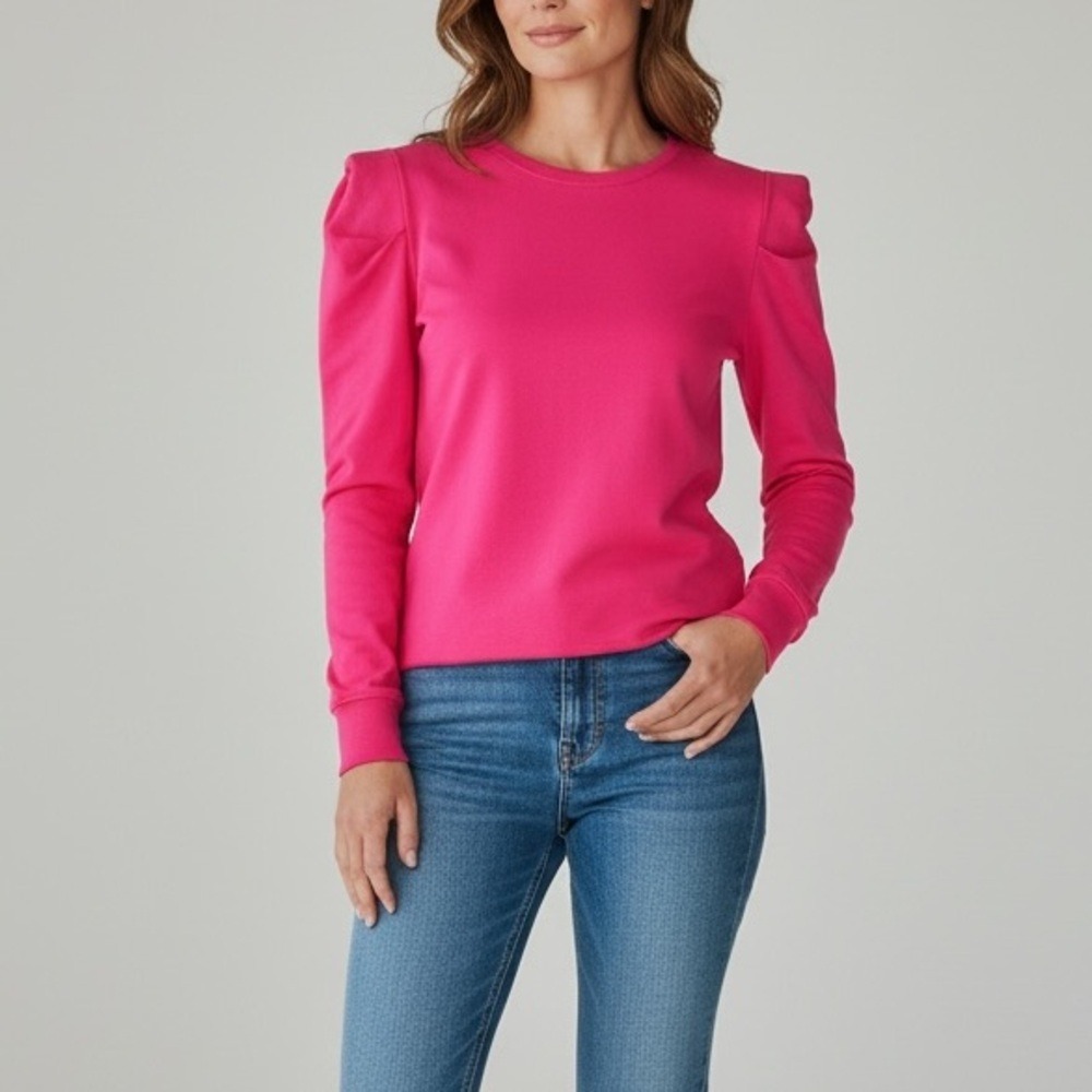 Walter Baker Puff Sleeve Top Long Sleeve Stella Women S Pink NWOT